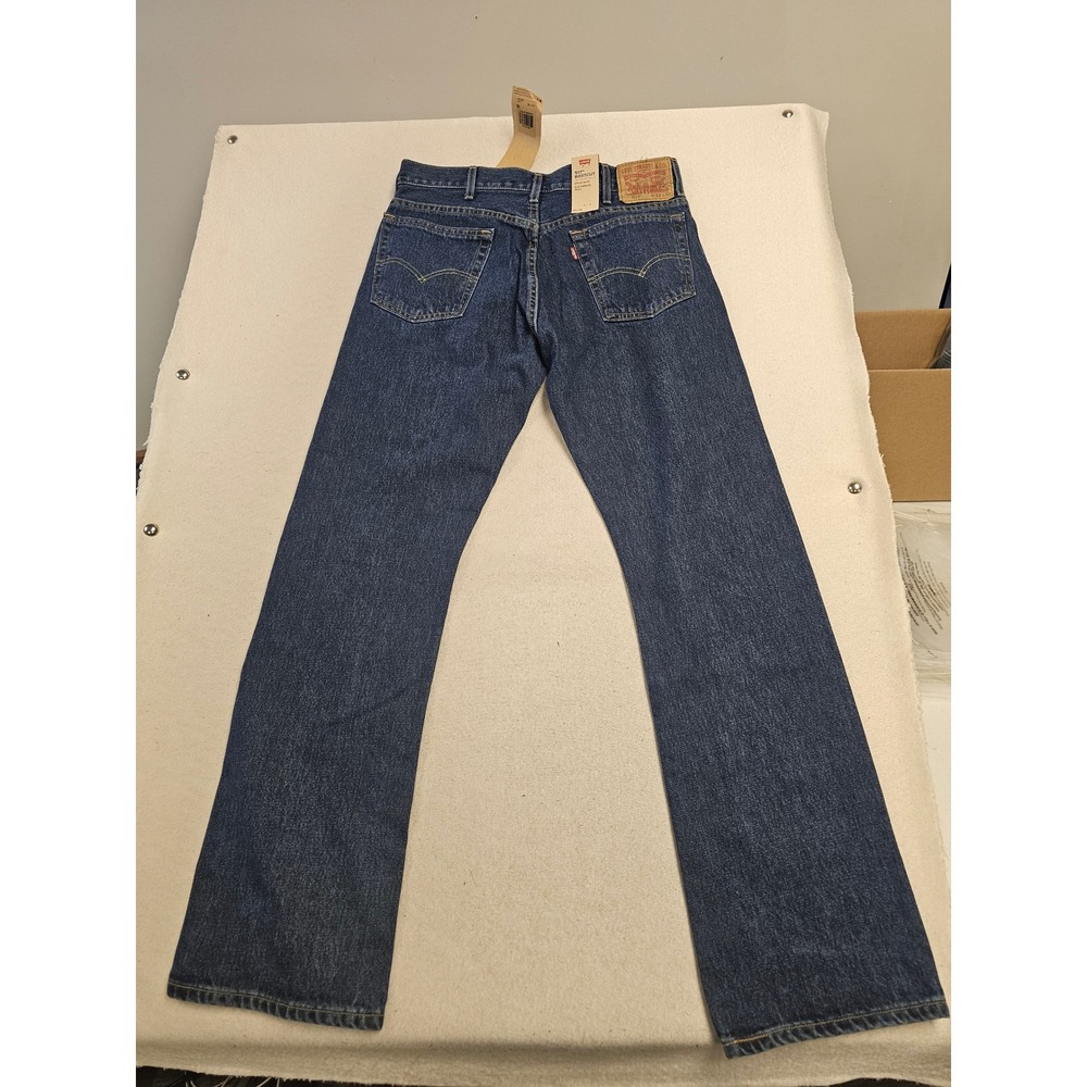 Levis‎ 517 Bootcut Jeans Mens 33x32 Dark Wash Slim Fit Denim 00517-0216 NEW